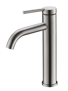 MONOMANDO LAVABO CAÑO ALTO ACERO